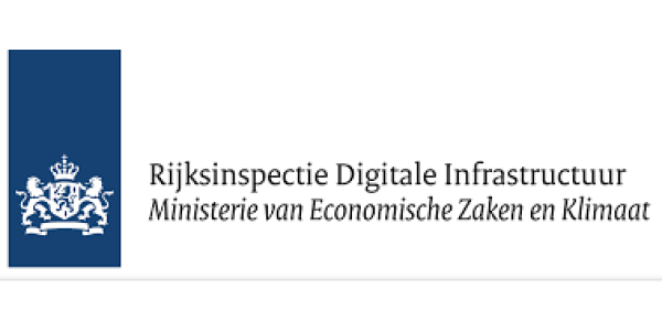 Logo van de Rijksinspectie Digitale Infrastructuur, Ministerie van Economische Zaken en Klimaat.